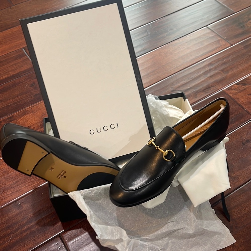 Brand new in box black Gucci loafers
